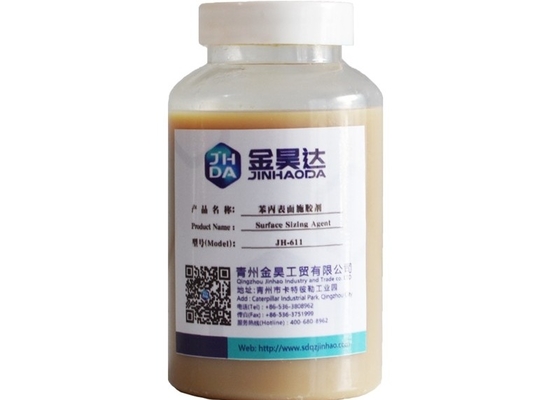 Polymer Materials Styrene Acrylic Surface Sizing Agent Untuk Produk Kertas Papan Baru