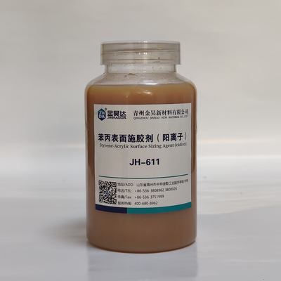 JH-611 SAE Berbasis Cairan Kationic Surface Sizing Agent Untuk Kertas Kemasan