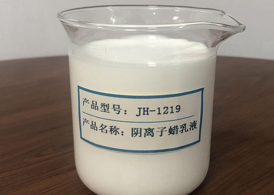 Emulsi Lilin Anionik Lilin Anionik Lembut Merasa Bergizi Alami Bergizi JH-1219
